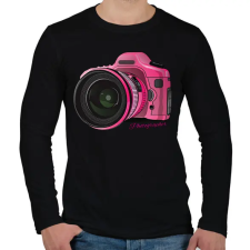 PRINTFASHION photographer - Férfi hosszú ujjú póló - Fekete férfi póló