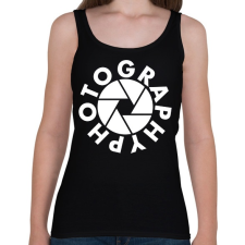 PRINTFASHION Photography - Női atléta - Fekete női trikó