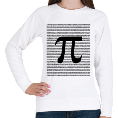 PRINTFASHION Pi - szám - Női pulóver - Fehér