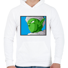 PRINTFASHION PICCOLO - Férfi kapucnis pulóver - Fehér