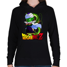 PRINTFASHION piccolo jr - Női kapucnis pulóver - Fekete