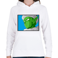 PRINTFASHION PICCOLO - Női kapucnis pulóver - Fehér női pulóver, kardigán