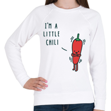 PRINTFASHION Pici Chili - Női pulóver - Fehér