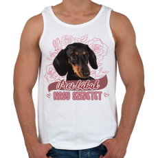 PRINTFASHION Pici lábak  - Férfi atléta - Fehér