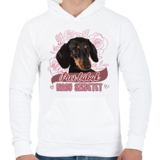 PRINTFASHION Pici lábak  - Férfi kapucnis pulóver - Fehér