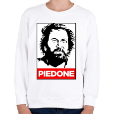 PRINTFASHION piedone - Gyerek pulóver - Fehér