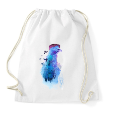 PRINTFASHION Pigeon of London - Sportzsák, Tornazsák - Fehér tornazsák