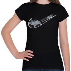 PRINTFASHION pihennikell - Női póló - Fekete