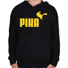 PRINTFASHION PIKA - Gyerek kapucnis pulóver - Fekete gyerek pulóver, kardigán
