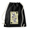 PRINTFASHION Pikk király - Sportzsák, Tornazsák - Fekete