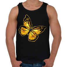 PRINTFASHION Pillangó - Férfi atléta - Fekete
