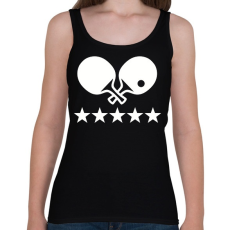 PRINTFASHION PingPong - Női atléta - Fekete