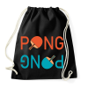 PRINTFASHION PingPong - Ütővel - Sportzsák, Tornazsák - Fekete