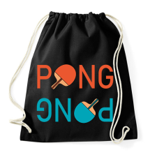 PRINTFASHION PingPong - Ütővel - Sportzsák, Tornazsák - Fekete tornazsák