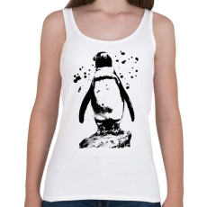 PRINTFASHION pingvin rajz - Női atléta - Fehér