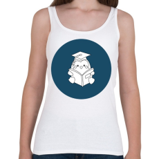 PRINTFASHION Pingvines diplomás minta - Női atléta - Fehér