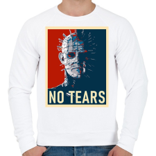 PRINTFASHION Pinhead No tearas - Férfi pulóver - Fehér férfi pulóver, kardigán