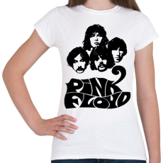 PRINTFASHION pink floyd bw - Női póló - Fehér