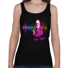 PRINTFASHION PINK FREUD - Női atléta - Fekete