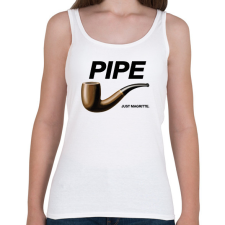 PRINTFASHION Pipe- Nike - Női atléta - Fehér női trikó