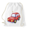 PRINTFASHION Piros autó - Sportzsák, Tornazsák - Fehér
