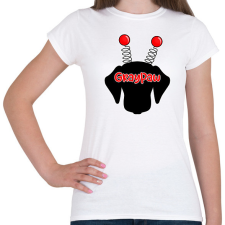 PRINTFASHION Piros bolondos méhecsketacskó - Női póló - Fehér női póló