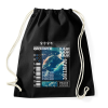 PRINTFASHION Pisces - Streetwear style - Sportzsák, Tornazsák - Fekete