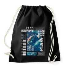 PRINTFASHION Pisces - Streetwear style - Sportzsák, Tornazsák - Fekete tornazsák