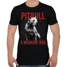 PRINTFASHION Pitbull - Férfi póló - Fekete férfi póló