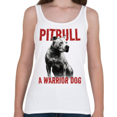 PRINTFASHION Pitbull - Női atléta - Fehér
