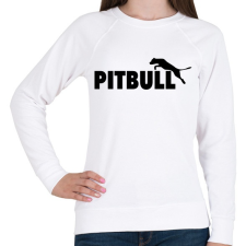 PRINTFASHION Pitbull paródia - Női pulóver - Fehér női pulóver, kardigán
