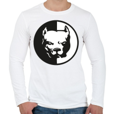 PRINTFASHION pitbull-png-272563 - Férfi hosszú ujjú póló - Fehér