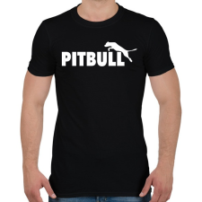 PRINTFASHION Pitbull sport - Férfi póló - Fekete férfi póló