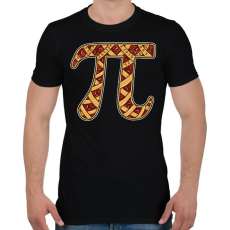 PRINTFASHION Pite pi - Férfi póló - Fekete