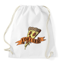 PRINTFASHION Pizza Forever - Sportzsák, Tornazsák - Fehér tornazsák