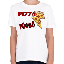 PRINTFASHION Pizza Függő - Gyerek póló - Fehér gyerek póló