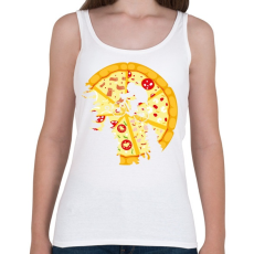 PRINTFASHION Pizza hold - Női atléta - Fehér