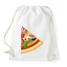 PRINTFASHION Pizza son - Sportzsák, Tornazsák - Fehér tornazsák