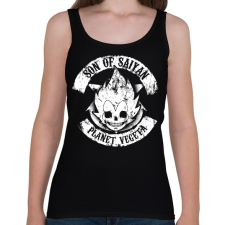 PRINTFASHION Planet Vegeta - Son of Saiyan - Női atléta - Fekete atléta, trikó