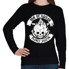 PRINTFASHION Planet Vegeta - Son of Saiyan - Női pulóver - Fekete női pulóver, kardigán