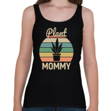 PRINTFASHION Plant Mommy - Női atléta - Fekete