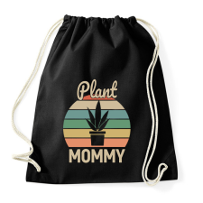 PRINTFASHION Plant Mommy - Sportzsák, Tornazsák - Fekete tornazsák