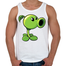 PRINTFASHION Plants vs Zombies - Férfi atléta - Fehér atléta, trikó