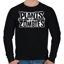 PRINTFASHION Plants vs Zombies - Férfi pulóver - Fekete férfi pulóver, kardigán