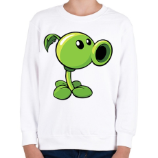 PRINTFASHION Plants vs Zombies - Gyerek pulóver - Fehér