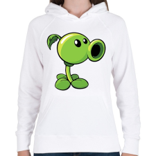 PRINTFASHION Plants vs Zombies - Női kapucnis pulóver - Fehér női pulóver, kardigán