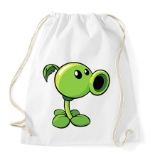 PRINTFASHION Plants vs Zombies - Sportzsák, Tornazsák - Fehér tornazsák