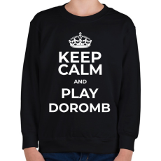 PRINTFASHION PLAY DOROMB - Gyerek pulóver - Fekete