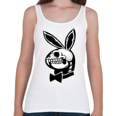 PRINTFASHION Playboy nyuszi csontváz - Női atléta - Fehér