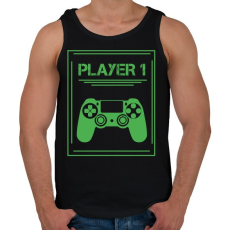 PRINTFASHION PLAYER 1 - Férfi atléta - Fekete